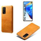 For Xiaomi Mi 10T 5G Calf Texture PC + PU Phone Case(Orange) - 1