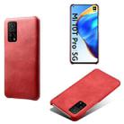 For Xiaomi Mi 10T 5G Calf Texture PC + PU Phone Case(Red) - 1