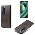 For Xiaomi Mi 10 Ultra Calf Texture PC + PU Phone Case(Black) - 1
