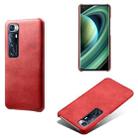 For Xiaomi Mi 10 Ultra Calf Texture PC + PU Phone Case(Red) - 1
