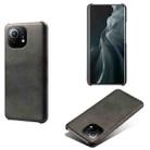 For Xiaomi Mi 11 Calf Texture PC + PU Phone Case(Black) - 1