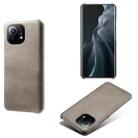 For Xiaomi Mi 11 Calf Texture PC + PU Phone Case(Grey) - 1