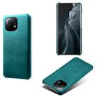 For Xiaomi Mi 11 Calf Texture PC + PU Phone Case(Green) - 1