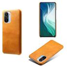 For Xiaomi Mi 11i 5G Calf Texture PC + PU Phone Case(Orange) - 1