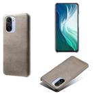 For Xiaomi Mi 11i 5G Calf Texture PC + PU Phone Case(Grey) - 1