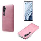 For Xiaomi Mi CC9 Pro / Mi Note 10 Pro / Mi Note 10 Calf Texture PC + PU Phone Case(Pink) - 1