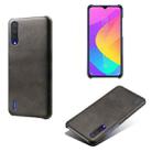 For Xiaomi Mi CC9 / Mi 9 Lite Calf Texture PC + PU Phone Case(Black) - 1