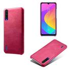 For Xiaomi Mi CC9e / Mi A3 Calf Texture PC + PU Phone Case(Rose Red) - 1