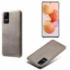 For Xiaomi Civi Calf Texture PC + PU Phone Case(Grey) - 1