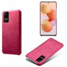 For Xiaomi Civi Calf Texture PC + PU Phone Case(Rose Red) - 1