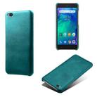 For Xiaomi Redmi Go Calf Texture PC + PU Phone Case(Green) - 1