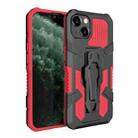 For iPhone 13 Pro Machine Armor Warrior PC + TPU Phone Case (Red) - 1