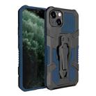 For iPhone 13 Pro Machine Armor Warrior PC + TPU Phone Case (Blue) - 1