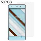 50 PCS 0.26mm 9H 2.5D Tempered Glass Film For Kyocera Qua phone QZKyv44 - 1