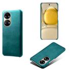 For Huawei P50 Calf Texture PC + PU Phone Case(Green) - 1