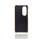 For Huawei P50 Pro+ Calf Texture PC + PU Phone Case(Orange) - 5