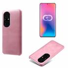 For Huawei P50 Pro+ Calf Texture PC + PU Phone Case(Pink) - 1