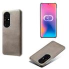 For Huawei P50 Pro+ Calf Texture PC + PU Phone Case(Grey) - 1