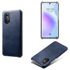 For Huawei nova 8 5G Calf Texture PC + PU Phone Case(Blue) - 1