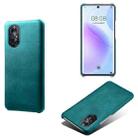 For Huawei nova 8 5G Calf Texture PC + PU Phone Case(Green) - 1