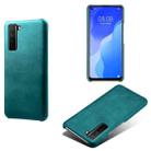 For Huawei nova 7 SE Calf Texture PC + PU Phone Case(Green) - 1