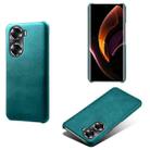 For Honor 60 Calf Texture PC + PU Phone Case(Green) - 1