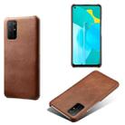 For Honor 30S Calf Texture PC + PU Phone Case(Brown) - 1