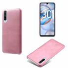 For Honor 30i Calf Texture PC + PU Phone Case(Pink) - 1