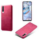 For Honor 30i Calf Texture PC + PU Phone Case(Rose Red) - 1