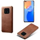 For Honor Play 5 Youth Calf Texture PC + PU Phone Case(Brown) - 1