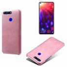 For Honor View 20 / V20 Calf Texture PC + PU Phone Case(Pink) - 1