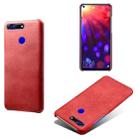 For Honor View 20 / V20 Calf Texture PC + PU Phone Case(Red) - 1