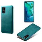 For Honor V30 Pro Calf Texture PC + PU Phone Case(Green) - 1