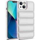 For iPhone 13 Pro Max Eiderdown Airbag Shockproof Phone Case (White) - 1