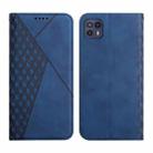 For Motorola Moto G50 5G Skin Feel Magnetic Leather Phone Case(Blue) - 1