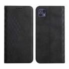 For Motorola Moto G50 5G Skin Feel Magnetic Leather Phone Case(Black) - 1