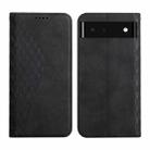 For Google Pixel 6 Skin Feel Magnetic Leather Phone Case(Black) - 1