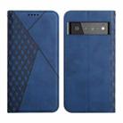 For Google Pixel 6 Pro Skin Feel Magnetic Leather Phone Case(Blue) - 1