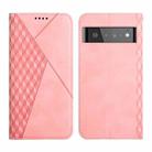 For Google Pixel 6 Pro Skin Feel Magnetic Leather Phone Case(Rose Gold) - 1