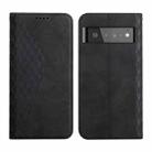 For Google Pixel 6 Pro Skin Feel Magnetic Leather Phone Case(Black) - 1