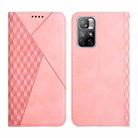 For Xiaomi Redmi Note 11 5G Skin Feel Magnetic Leather Phone Case(Rose Gold) - 1