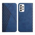 For Samsung Galaxy A33 5G Skin Feel Magnetic Leather Phone Case(Blue) - 1