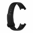 For Xiaomi Redmi Smart Band Pro Silicone Watch Band(Black) - 1