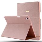 GEBEI PU+TPU Horizontal Flip Protective Case with Holder & Card Slots(Rose Gold) - 1