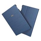 For iPad 9.7 2018 & 2017 GEBEI PU+TPU Horizontal Flip Protective Case with Holder & Card Slots(Blue) - 1