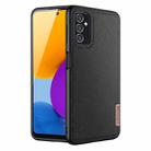 For Samsung Galaxy M52 5G DUX DUCIS Fino Series PU + TPU Protective Phone Case(Black) - 1
