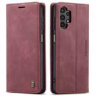 For Samsung Galaxy A13 4G/A13 5G/A04S/A04/M13 5G CaseMe 013 Multifunctional Horizontal Flip Leather Phone Case(Wine Red) - 2