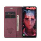 For Samsung Galaxy A13 4G/A13 5G/A04S/A04/M13 5G CaseMe 013 Multifunctional Horizontal Flip Leather Phone Case(Wine Red) - 3