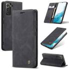 For Samsung Galaxy S22 CaseMe 013 Multifunctional Horizontal Flip Leather Phone Case(Black) - 1