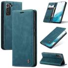 For Samsung Galaxy S22+ CaseMe 013 Multifunctional Horizontal Flip Leather Phone Case(Blue) - 1